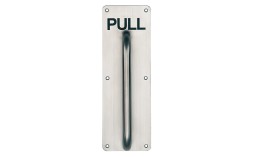 Bảng PULL có tay nắm 300x100x1.5mm inox mờ Hafele 987.11.200
