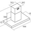 Máy hút mùi đảo Cata ISLA SELENE 900/C