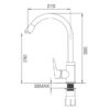Vòi bếp Malloca K279N
