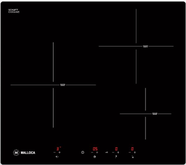 Bếp từ Malloca 3 vùng nấu MI 593 BN