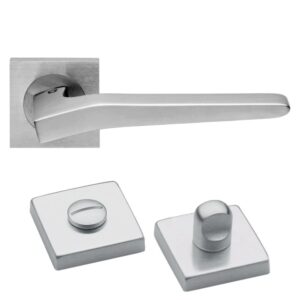 Tay nắm gạt cửa phòng vệ sinh PRESO chrome mờ Hafele 901.98.054