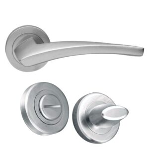 Tay nắm gạt cửa phòng vệ sinh DUNE chrome mờ Hafele 901.99.927