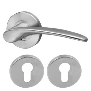 Tay nắm gạt cửa phòng Hafele inox mờ 903.98.141