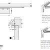 Thiết bị đóng cửa tự động DCL83 cho cửa 80kg Hafele 931.84.289