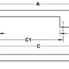 Tay nắm tủ Hafele CC-128/160mm niken mờ 110.34.655