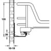 Rổ kéo lọt lòng Wire basket 500mm Hafele 540.26.255