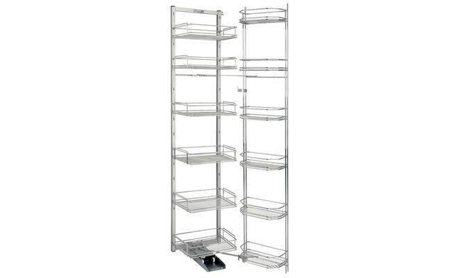 Rổ kéo Wire basket Tandem rộng 600mm 6 khay Hafele 545.94.142