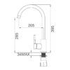 Vòi bếp Malloca K569-SN