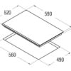 Bếp từ Cata 3 vùng nấu IF 6011 BK