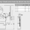 Tay nâng 1 cánh Hafele 493.05.791 Free Up 4.1-8kg trắng 345-420mm