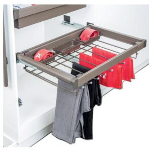 Móc treo quần với hộp nhựa Chestnut 600mm Hafele 807.95.111