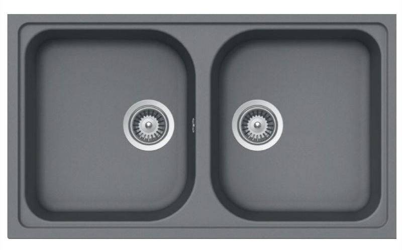 Chậu đá Hafele HS19-GEN2R90 màu xám 570.35.580