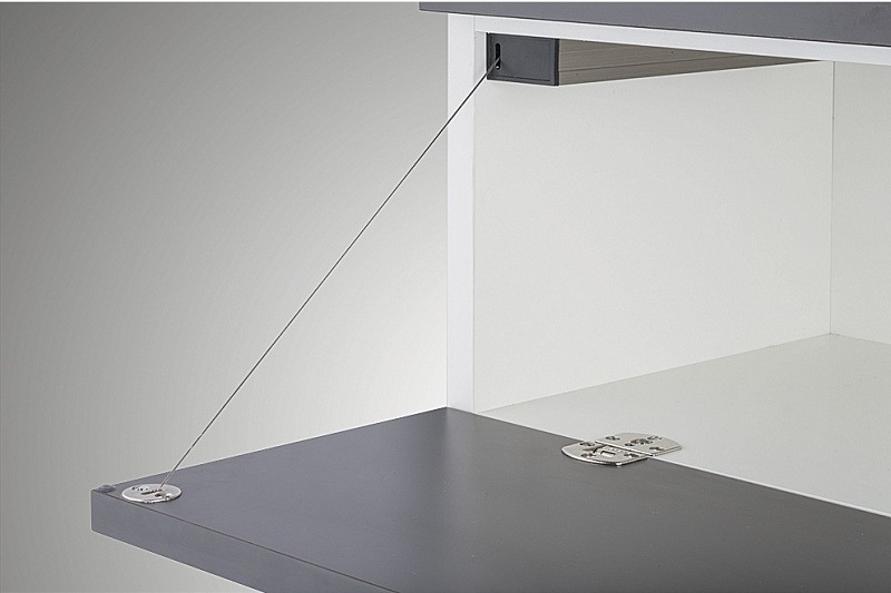 Phụ kiện cáp đỡ mặt trước với bas điều chỉnh bên trái Hafele 365.46.051