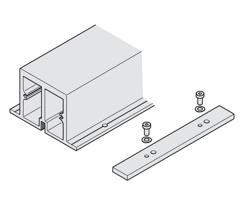 Thanh gia cố cho ray trượt 2600mm Hafele 408.30.970