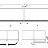 Bộ phụ kiện cửa trượt FINETTA FLATFRONT M35 FB cho 2 cánh cửa, với tủ rộng 1200mm Hafele 406.11.130