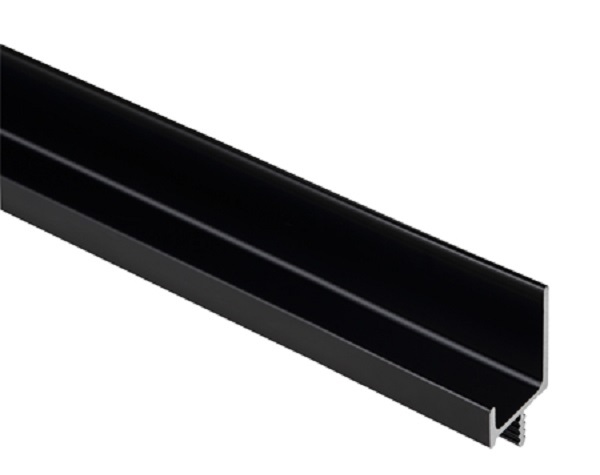 Tay nắm tủ dạng thanh nhôm 30x19,5x3000mm màu đen mờ Hafele 126.22.303