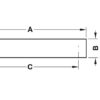 Tay nắm nhôm Hafele 212x24x192mm mạ bạc 155.01.104