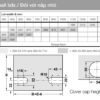 Bản lề giảm chấn cho nắp rương với Mômen xoắn 600 – 800Ncm Hafele 356.53.330