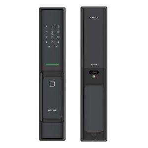 Khóa điện tử vân tay + Bluetooth PP8100 Hafele 912.20.260 màu đen mờ