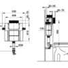 Két nước âm Mechanical 648 cho bồn cầu đặt sàn Hafele 588.73.980