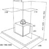 Máy hút mùi áp tường Teka DSJ 950 – R900mm