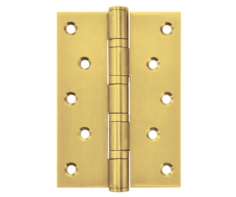 Bản lề lá inox 127x89x3mm 4BB đồng bóng PVD Hafele 489.05.026