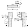 Thiết bị đóng cửa tự động DCL11 cho cửa 60kg có giữ cửa, màu đen Hafele 931.84.653