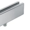 Kẹp kính trên khung cho cửa 120kg inox mờ Hafele 981.00.650