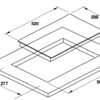 Bếp từ dạng domino 2 vùng nấu HC-I302D Hafele 536.01.900