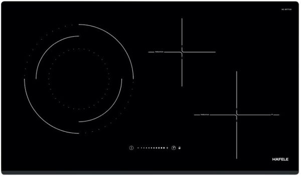 Bếp từ kết hợp điện 3 vùng nấu HC-M773D Hafele 536.61.705