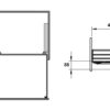 Bộ rổ úp chén dĩa kèm ống đựng đũa CAPPELLA cho tủ R900mm inox 304 Cucina 549.08.148