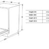 Máy rửa chén độc lập màu bạc Fagor 3LVF-61S