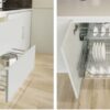 Bộ rổ úp chén dĩa kèm ống đựng đũa CAPPELLA cho tủ R900mm sơn phủ nano Cucina 549.08.848