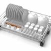 Bộ rổ úp chén dĩa kèm ống đựng đũa CAPPELLA cho tủ R900mm sơn phủ nano Cucina 549.08.848