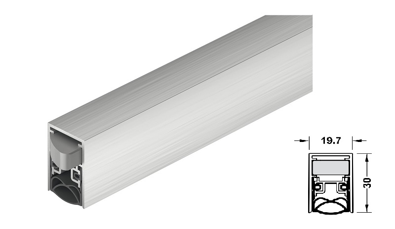 Thanh chắn bụi dạng chốt lắp âm 1130mm Hafele 950.05.915