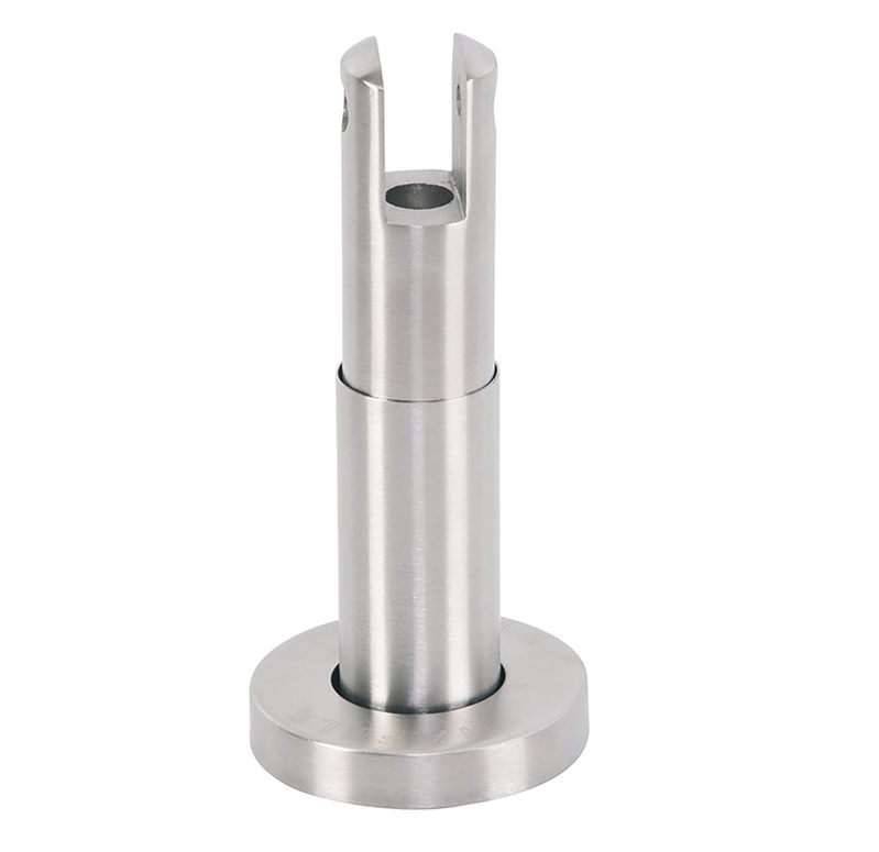 Chân đỡ vách ngăn 8-14mm inox mờ Hafele 988.98.110