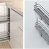 Bộ rổ Omero 150 đựng gia vị R200mm lắp trái Kosmo 549.20.891