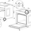 Lò nướng âm tủ 77L Fagor 8H-115BMsXA