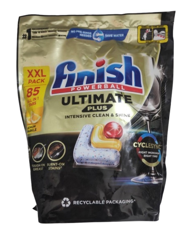 Viên rửa chén Finish Ultimate Plus 85 viên