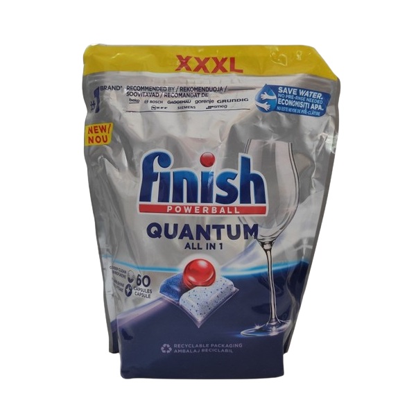 Viên rửa chén Finish Quantum 60 viên