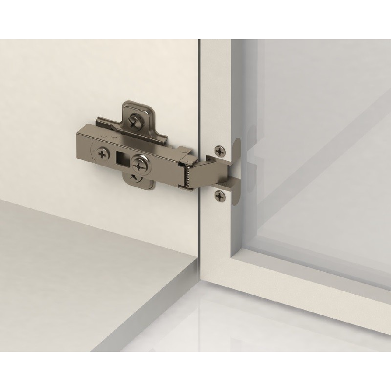 Bản lề METALLA SM giảm chấn 110° trùm ngoài cho cửa khung nhôm Hafele 311.68.510