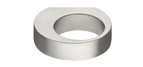 Tay nắm tủ Hafele 106.70.135 mạ niken mờ 56x50mm