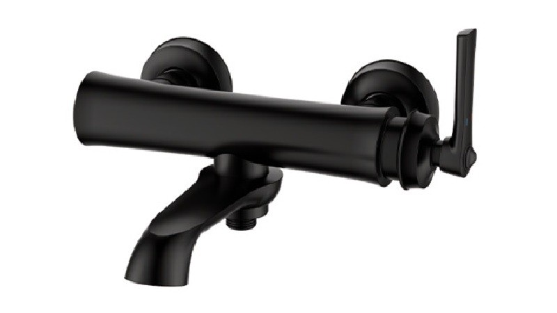 Bộ trộn nổi Hafele 589.35.096 Kyoto màu đen