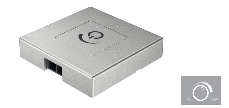 Công tắc cảm biến tắt/mở-chạm kết hợp điều chỉnh độ sáng Hafele Loox hệ mô-đun 833.89.134