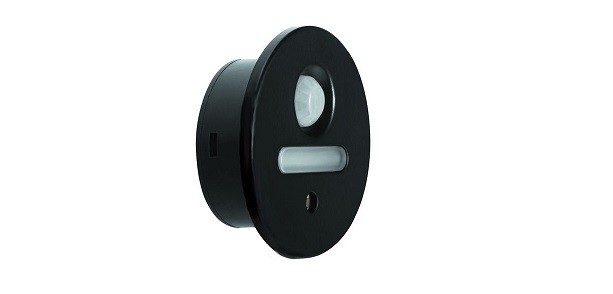 Đèn chân đế Hafele Loox LED 2028 với cảm biến chuyển động lắp âm 12V 0.34W 2700K màu đen 833.73.111