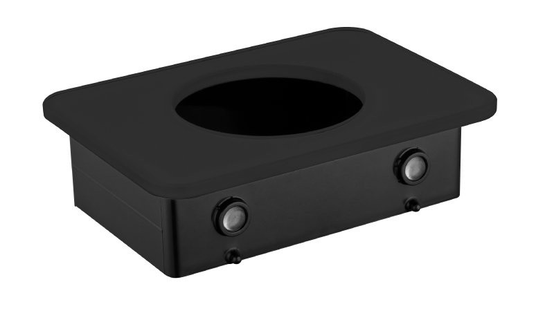 Kệ đựng ly Hafele 495.80.242 Kobe kính đen