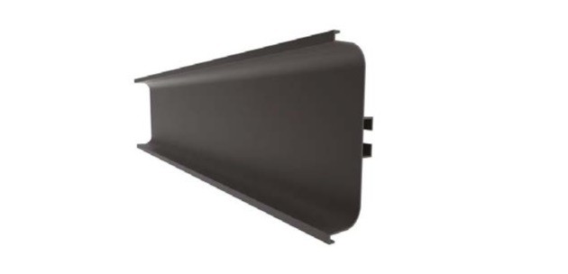 Tay nắm Hafele 126.37.927 âm tủ Gola C 3000mm xám đen