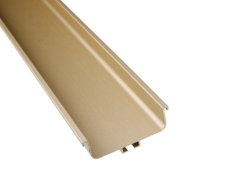 Tay nắm Hafele 126.37.928 âm tủ Gola C 3000mm màu vàng