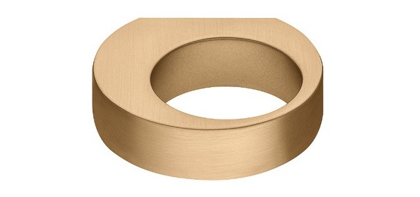 Tay nắm tủ Hafele 106.70.136 vàng mờ 56x50mm