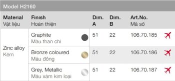 tay nam tu hafele 106 70 187 mau xam kim loai 51x22mm 27475 2